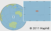 Savanna Style Location Map of the area around 45° 44' 11" S, 106° 19' 29" E