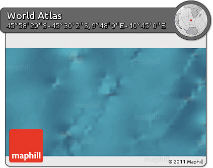 Satellite 3D Map of the Area around 45° 44' 11" S, 10° 16' 30" E