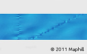 Shaded Relief Panoramic Map of the area around 45° 44' 11" S, 131° 49' 29" E