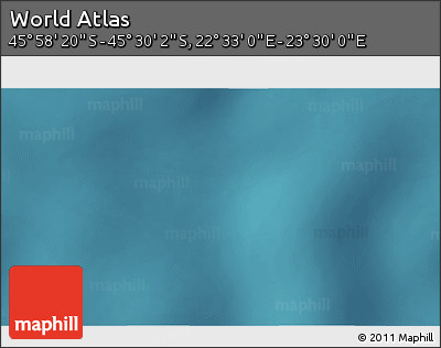 Satellite 3D Map of the Area around 45° 44' 11" S, 23° 1' 29" E