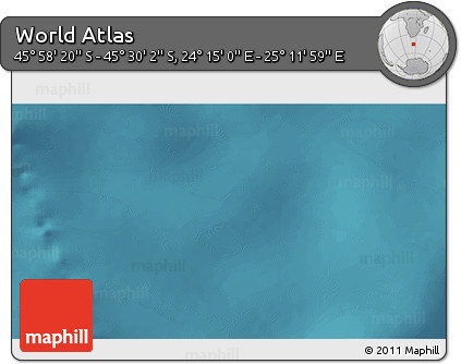 Satellite 3D Map of the Area around 45° 44' 11" S, 24° 43' 30" E