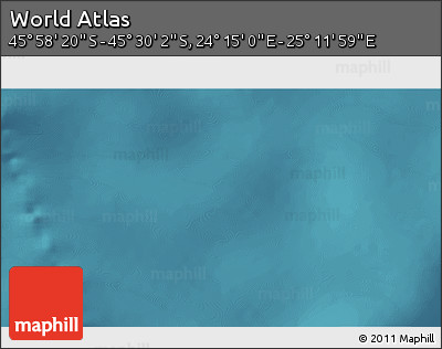 Satellite 3D Map of the Area around 45° 44' 11" S, 24° 43' 30" E