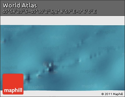Satellite 3D Map of the Area around 45° 44' 11" S, 2° 37' 30" E