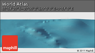 Satellite Panoramic Map of the Area around 45° 44' 11" S, 3° 28' 30" E