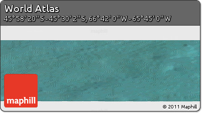 Satellite Panoramic Map of the Area around 45° 44' 11" S, 66° 13' 29" W