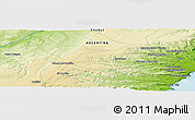 Physical Panoramic Map of Rada Tilly