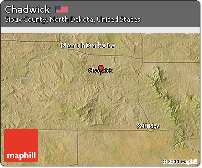 Satellite 3D Map of Chadwick