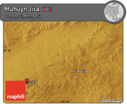 Physical Map of Muhuyn Jisa