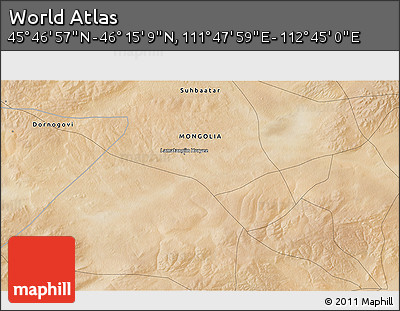 Satellite 3D Map of the Area around 46° 1' 3" N, 112° 16' 30" E