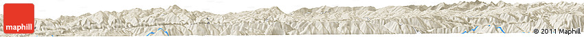 Shaded Relief Horizon Map of Elk City