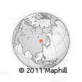 Outline Map of the Area around 46° 1' 3" N, 116° 31' 30" E, rectangular outline