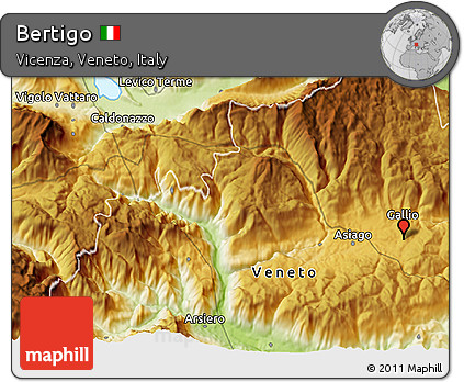 Physical 3D Map of Bertigo