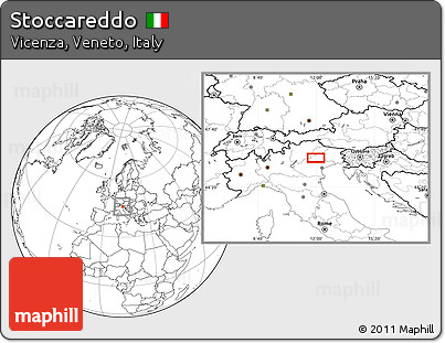 Blank Location Map of Stoccareddo