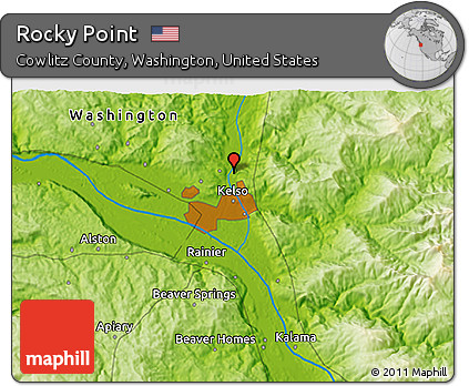 Physical 3D Map of Rocky Point