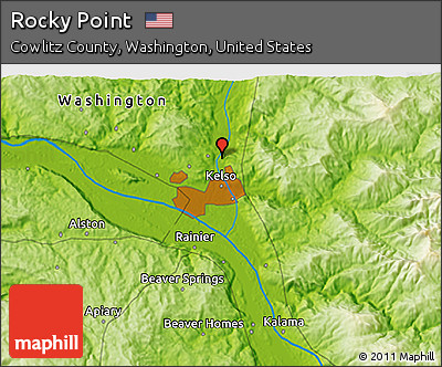 Physical 3D Map of Rocky Point