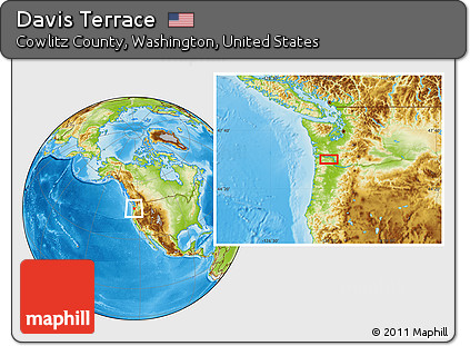 Physical Location Map of Davis Terrace