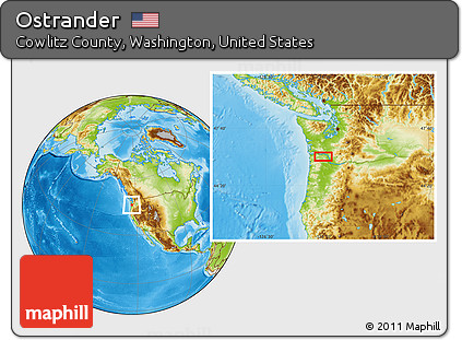 Physical Location Map of Ostrander