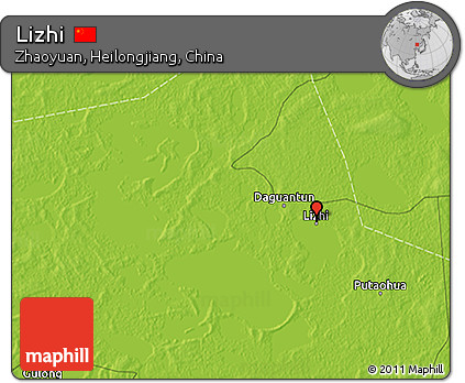 Physical 3D Map of Lizhi