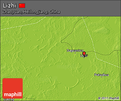 Physical 3D Map of Lizhi