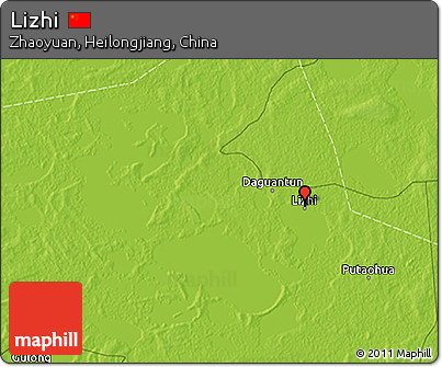 Physical 3D Map of Lizhi