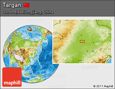 Physical Location Map of Targan