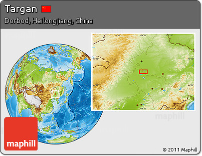 Physical Location Map of Targan