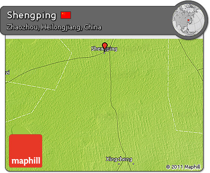 Physical 3D Map of Shengping