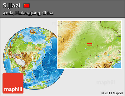 Physical Location Map of Sijiazi