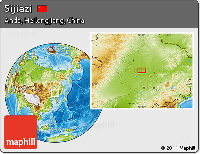 Physical Location Map of Sijiazi