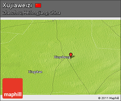 Physical Panoramic Map of Xujiaweizi