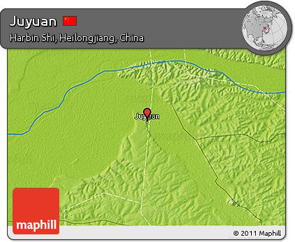 Physical 3D Map of Juyuan