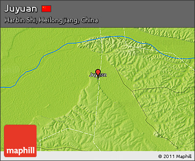 Physical 3D Map of Juyuan