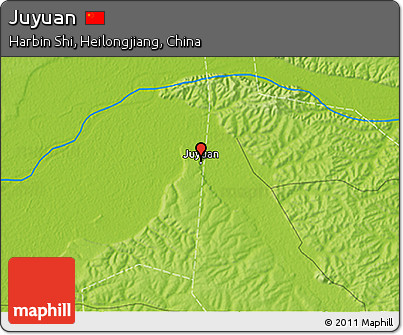 Physical 3D Map of Juyuan
