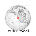 Outline Map of the Area around 46° 1' 3" N, 127° 25' 30" W, rectangular outline