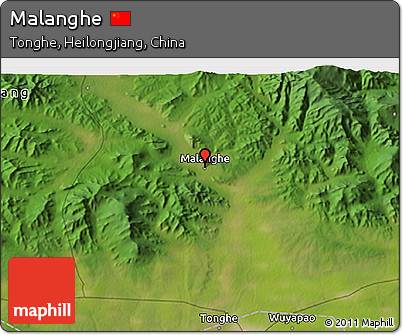 Satellite 3D Map of Malanghe