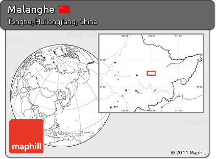 Blank Location Map of Malanghe
