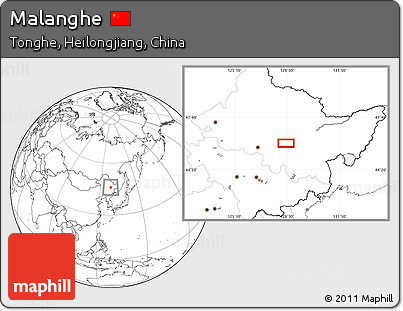 Blank Location Map of Malanghe