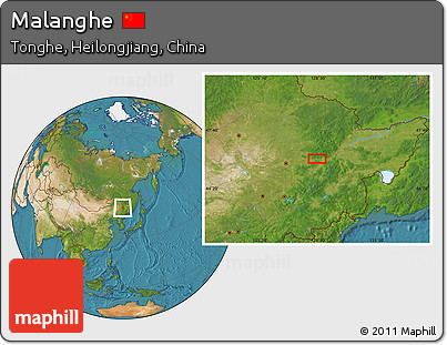 Satellite Location Map of Malanghe