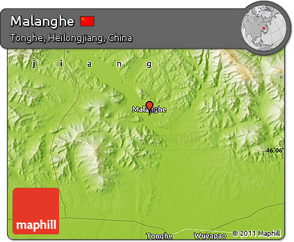 Physical Map of Malanghe