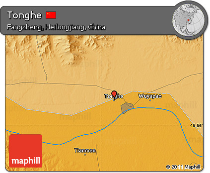 Political Map of Tonghe