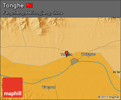 Political Map of Tonghe