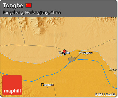 Political Map of Tonghe
