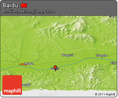 Physical Panoramic Map of Baidu