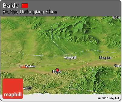 Satellite Panoramic Map of Baidu