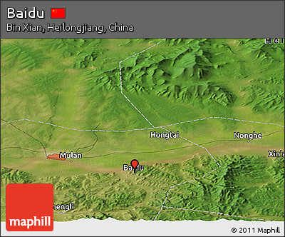 Satellite Panoramic Map of Baidu