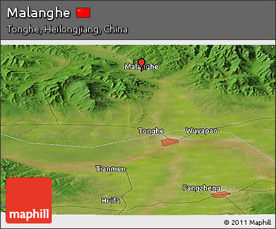 Satellite Panoramic Map of Malanghe
