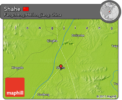 Physical Map of Shahe