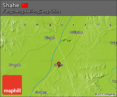 Physical Map of Shahe