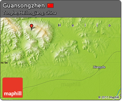 Physical Map of Guansongzhen