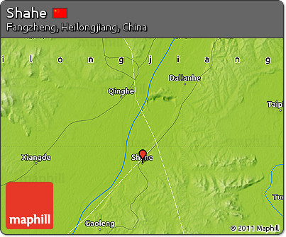 Physical Map of Shahe